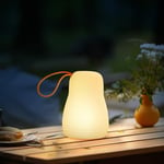 Ecvivk Lampe de camping LED portable - Lampe de table d'extérieur rechargeable - Blanc chaud - Intensité variable - Lampe de table sans fil étanche pour chambre à coucher, jardin, table à manger,