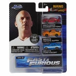 Jada Metals Nano Hollywood Rides Fast & Furious Die-cast Vehicle 3-Pack (NV-3)