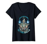 Womens Mana Is Stored In The Balls Magic Wizard Fantasy Meme V-Neck T-Shirt