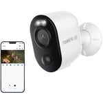 Reolink - 4K 8MP Caméra de Surveillance Exterieure 2,4/5 GHz WiFi, Vision Nocturne Couleur, Détection Personne/Véhicule/Animal