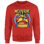 X-Men Wolverine Bio Sweatshirt - Red - XL