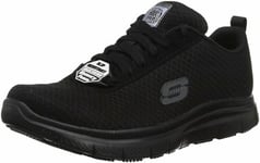 Skechers Homme Flex Advantage-Bendon Baskets, Black Mesh/Water & Stain Repellent Treatment, 46 EU