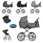  3in1 Pram Stroller ROAN Coss Classic / all colours/ car seat KITE 