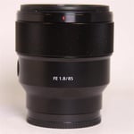 Sony Used FE 85mm f/1.8 Prime Lens