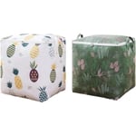 Sac de rangement ,100L Sac Rangement Vetement Lot de 2 Housse Rangement Couette Boite Rangement Sous lit Couette Grand Sac