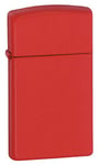 Zippo Briquet de Poche Fin Rouge Mat