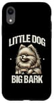 Coque pour iPhone XR Little Dog Big Bark Poméraniens Chien Poméranien