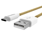 Smartline Fuzzy Laddningskabel 2m USB-C, Sand