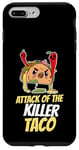 iPhone 7 Plus/8 Plus Scary Halloween Taco Illustration | Killer Taco Attack Case