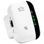 WiFi Range Extender N300-Coverage up to 600 sq.ft. 2.4GHz and 10 devices,WiFi Range Repeater for Home Smart WiFi Devices,300Mbps with Ethernet Port,WiFi Booster Wireless Repeater/Access Point Mode wps