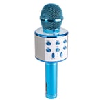 Max 130.136 KM01 Karaoke Microphone BT/MP3 Blue