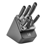 ZWILLING All * Star 7-pcs anthracite Ash Knife block set with KiS technology