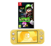 Nintendo Switch Lite Yellow & Luigi's Mansion 2 HD Bundle, Yellow