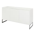 Englesson - Line Skänk 3 Dörrar 6713DB White / Chrome - Skänkar och sideboards - MDF/Metall