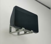 Wall Mount Wall Bracket Stand Holder For The Echo Show 8 - Upright In Grey