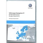 Volkswagen DVD-ROM de navigation 1T0051859AS Europe West V17, uniquement pour RNS 510/810, uniquement pour la plate-forme d'appareils CY