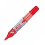 V-Board Master Erasable Marker - PILOT - Kulspets - Röd - Paket med 10 st