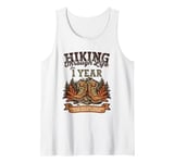 Hiking Through Life for 1 Year 1st Couples Anniversary Tank Top