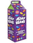 Zed Candy Mini Jelly Beans Kartong - Mjölkförpackning med Varierande Gelébönor 400 gram