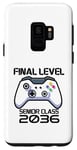 Coque pour Galaxy S9 Jeu vidéo Senior Class Final Level Gamer Class of 2036
