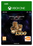 SWORD ART ONLINE Alicization Lycoris 1300 SAO Coins - XBOX One