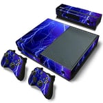 Mcbazel Pattern Series Decals Vinyl Skin Sticker for Original Xbox One (Not for Xbox One S/Xbox one X) Blue Thunder
