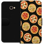 Lommeboketui til Samsung Galaxy J4+ med Pizza motiv