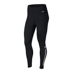 Nike Women W NK ALL-IN SPT DST GRX 7/8 Pants - Black/White, X-Small