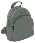 Michael Kors Grey Backpack Small Zip Around Womens Leather Abbey Bag RRP £270