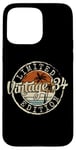 Coque pour iPhone 15 Pro Max Vintage 1934 90th Birthday Gifts 90 Year Old For Men Women