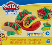 HASBRO, Tacos with 4 jars PLAY-DOH Kitchen creations, , HASE7447