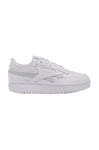 Reebok Women's Club C Double Revenge Sneaker, FTWWHT/PUGRY2/FTWWHT, 8 UK