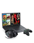 Geobook 140X 14.1in 128GB Windows 11 Gaming Laptop, Headset & Controller Bundle