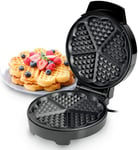 1000w Heart Shaped 5 Slice Non-Stick Electric Belgian American Waffle Maker New