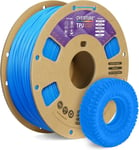 TPU Filament 1.75mm,Bobine de 1kg(2,2lbs),95A TPU Précision dimensionnelle+/-0,03 mm (Bleu Numérique)