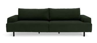 Habitat Julien Fabric 4 Seater Sofa - Dark Green