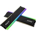 ADATA XPG Spectrix D35G DDR4 RGB 16GB Kit (2 x 8GB), DDR4, 3600MHz (PC4-28800), CL18, XMP 2.0, DIMM Memory, Black AX4U36008G18I-DTBKD35G