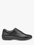 Hotter Tone II Extra Wide Fit Classic Leather Bowling Style Shoes, Black