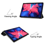 Lenovo Tab P11/P11 Plus Tri-Fold Fodral, svart