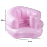 Baby Infant Inflatable PVC Sofa Learn Stool Training Kids Bath Dining Chair