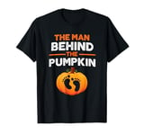 Halloween Pregnancy Shirt For Men The Man Behind The Pumpkin T-Shirt