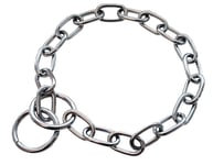 Hundehalsbånd Safe Chain Choke Rett Oval Link 3,2mm/65cm