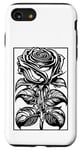 Coque pour iPhone SE (2020) / 7 / 8 Rose romantique avec cadre