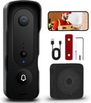 Video Doorbell Wireless with Chime, 1080P Battery Powered Camera,... 