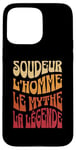 Coque pour iPhone 15 Pro Max Soudeur Homme Mythe Légende Idée-Cadeau Soudeur Humour