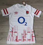 NEW - England Rugby Union Home Shirt 2022/2023 - Umbro Small Pro Jersey Top BNWT