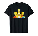 The Simpsons Homer Lisa Bart and Maggie Portrait T-Shirt