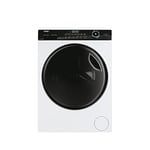 Haier HW80-B14959TU1 Freestanding Washing Machine with LED Display, 8kg Load, 1400RPM, Direct Motion, White, A Rated