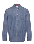 Tjm Rlx Western Denim Shirt Blue Tommy Jeans