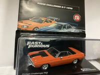 Dodge Challenger R/T 1970, -fast & Furious 1/43 Deagostini Die-Cast